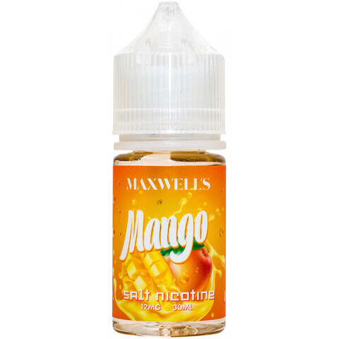 Жидкость MAXWELLS Salt 1.2% 30 ml Mango - Тропическое Манго