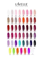 Lavellecollection Лак GEL POLISH тон 40 черный 10 мл