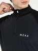 Мужская терморубашка с ветрозащитой Moax Race Wind LS черная - 5