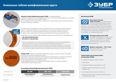 ЗУБР 100 мм, №3000, мокрое шлифование, алмазный гибкий шлифовальный круг АГШК, Профессионал (29866-3000)