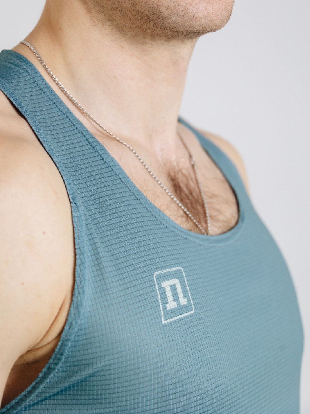 Беговая майка Noname Free Running Top 25 UX grey-green - 6