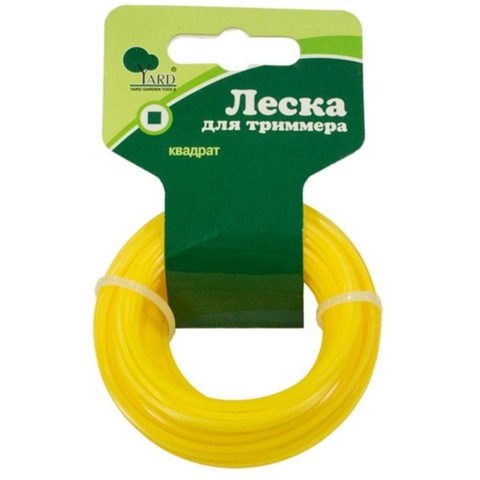 Леска для триммера квадратная, 3,0ммх15м (Yard) 51-8-430