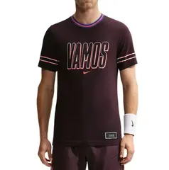 Теннисная футболка Nike Court Dri-Fit Carlos - burgundy ash
