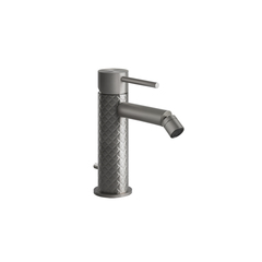 Gessi 316 54107#239 Смеситель для биде на 1 отверстие с донным клапаном, излив 118мм, цвет: steel brushed фото