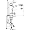 Hansgrohe Logis 71834000 Смеситель для кухни с вентилем для посудомоечной/стиральной машины