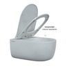 Berges Ego 082118 Унитаз подвестной XL 54 см, сиденье дюропласт Toma Slim SO, микролифт, быстросьем