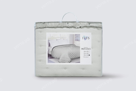 Покрывало Ecotex Provance (240*260 см ) - серый - купить 2