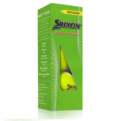 Мяч для гольфа Srixon SOFT FEEL yellow