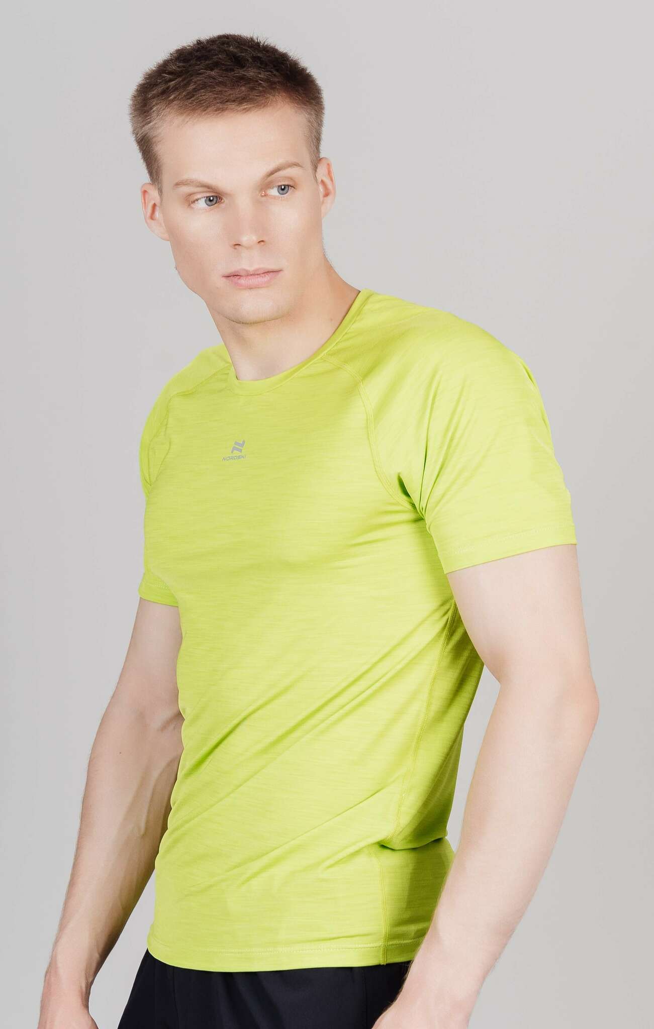 Мужская тренировочная футболка Nordski Pro lime green - 5