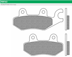 FD0163BT Тормозные колодки для KAWASAKI, SUZUKI, TRIUMPH, YAMAHA (FDB631P)