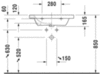 Duravit DuraStyle 2320650030 Раковина мебельная