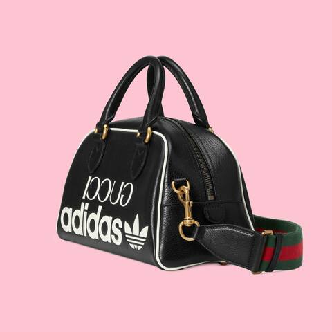 Миниатюрная сумка-дафл Adidas X Gucci черный