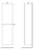 Cezares MOLVENO 46-100-2C-SO-ANTR Тумба под раковину, цвет: чёрный