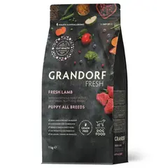 Grandorf Fresh сухой корм для щенков свежее мясо ягненка с бататом 1кг