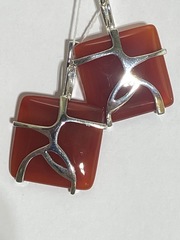 Монэ(серьги из серебра)