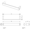 Decor Walther Contract 0650677 Полотенцедержатель, цвет: нержавеющая сталь