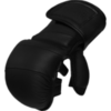 Гибридные перчатки Hardcore Training Black/Black