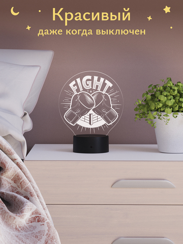 Ночник подарок Боксерские перчатки