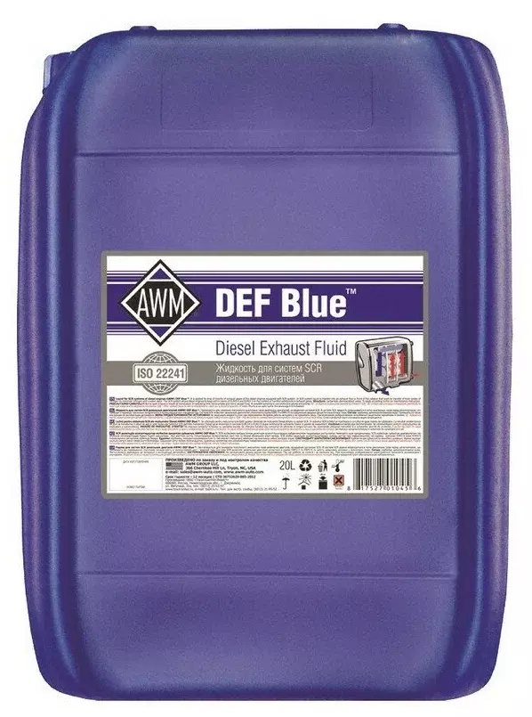 Водный раствор мочевины AWM DEF BLUE 20 л