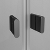 Am.Pm W88E-205-090BT64 X-Joy Twin Slide.  Душевое ограждение c поддоном. 90x90. профиль черный