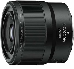 Объектив Nikon 50mm f/2.8 MC Nikkor Z, автоматическая фокусировка, черный