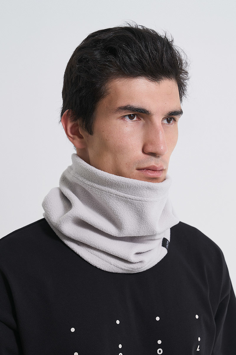 Шарф-труба из флиса Cool Zone light-grey - 9