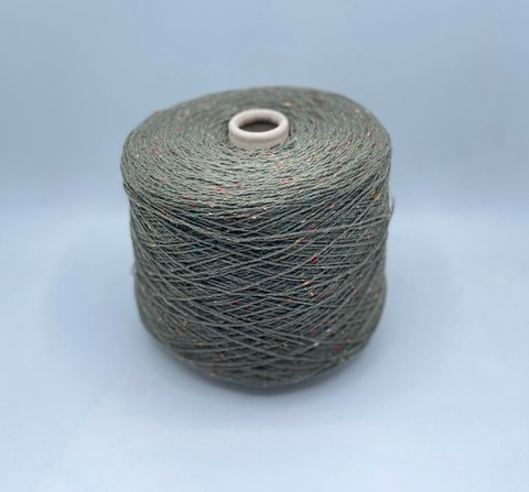G&G Filati (пр.Италия),art-Tweedwool 350/100гр,70%Меринос 30%Шелк , цвет-Хаки,твид. арт.28032