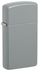 Фото Зажигалка ZIPPO Slim® с покрытием Flat Grey, серая, матовая