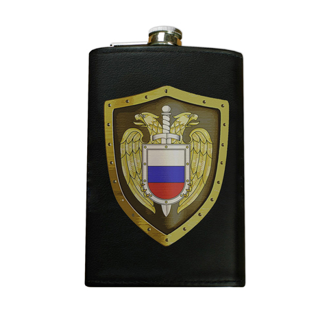 Фляжка "Щит ФСО", черная