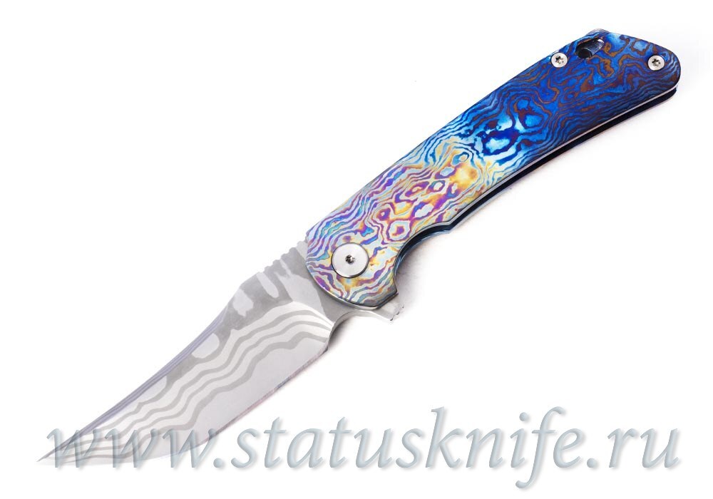 Нож Осаренко Дмитрий DOCK Prototype San Mai Timascus