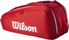 Сумка теннисная Wilson Super Tour Red 9 Pack - Red