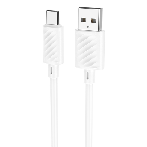 Кабель для зарядки hoco X88, USB-C 3.0А, 2м, белый