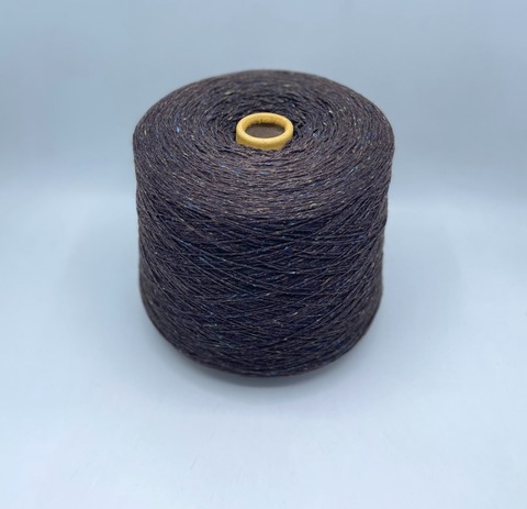 Filcom, Alba tweed plus 3/15 500м. 50%Кашемир 35%Шелк 15%Меринос,Темно-коричневый,твидовый, 37137