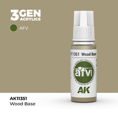 Акриловая краска AK Interactive Wood Base 3GEN AFV, 18мл