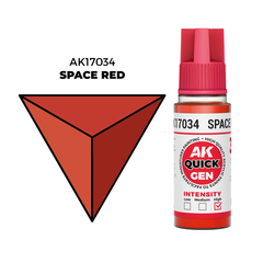 AK Interactive Space Red Quick Gen - контрастная акриловая краска, 18 мл