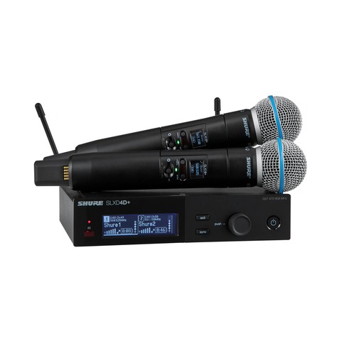 Цифровая двухканальная радиосистема Shure SLXD24D+E/B58-G65