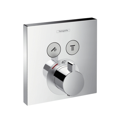 Hansgrohe ShowerSelect 15763000 Термостат встраиваемый на 2 потребителя