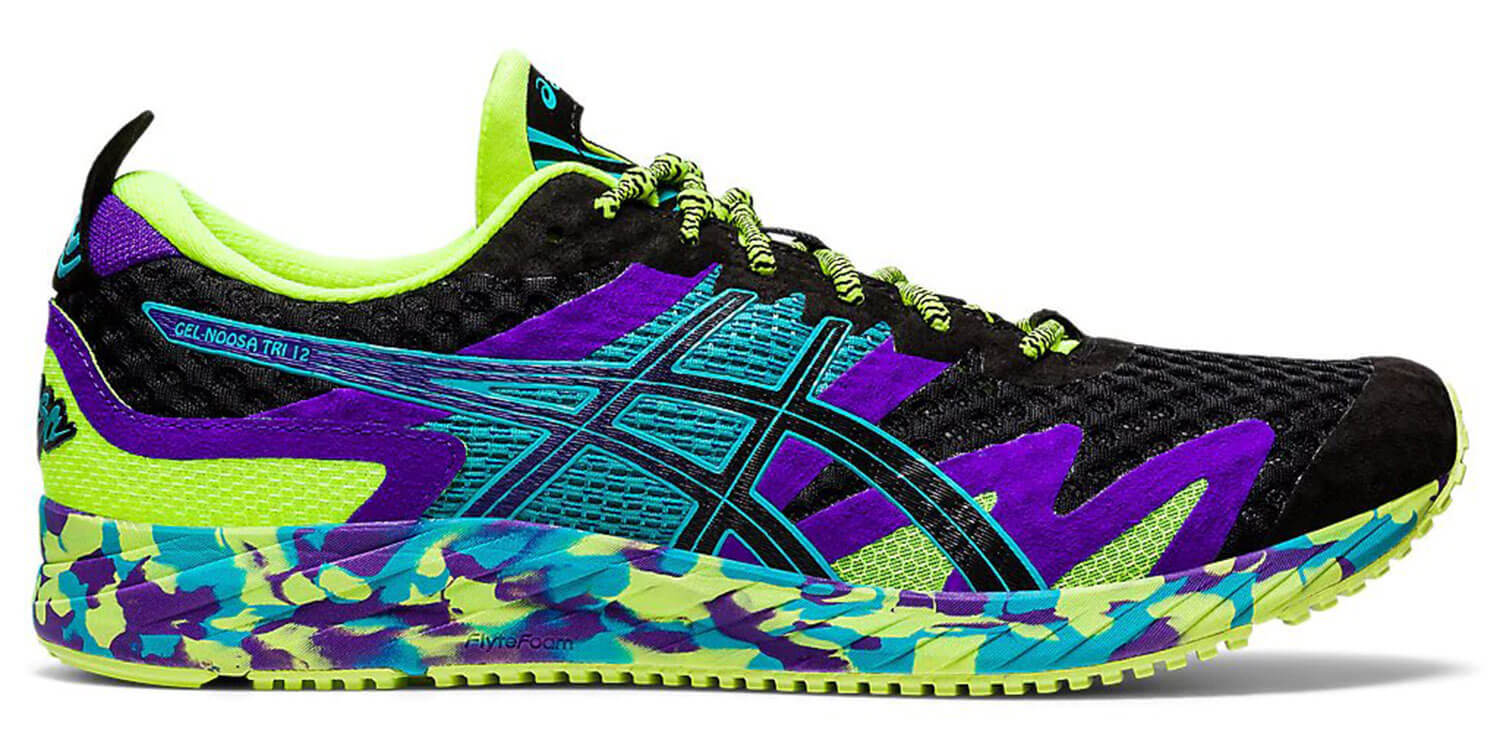 Asics Gel Noosa Tri 12 кроссовки для бега мужские черные-фиолетовые