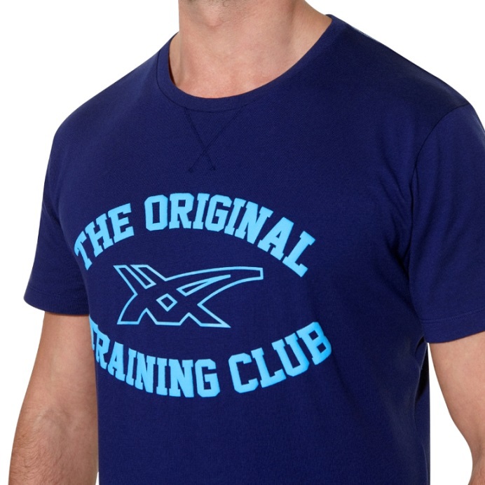 Футболка Asics Graphic SS Top мужская синяя - 4