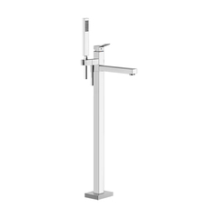 Gessi Rettangolo 53129#031 Напольный смеситель для ванны с ручным душем (внешние части), цвет: хром фото
