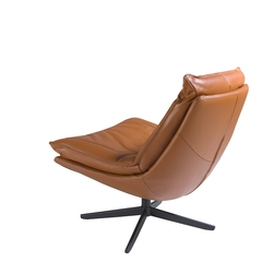Вращающееся кресло 5096/A8036 с обивкой из кожи