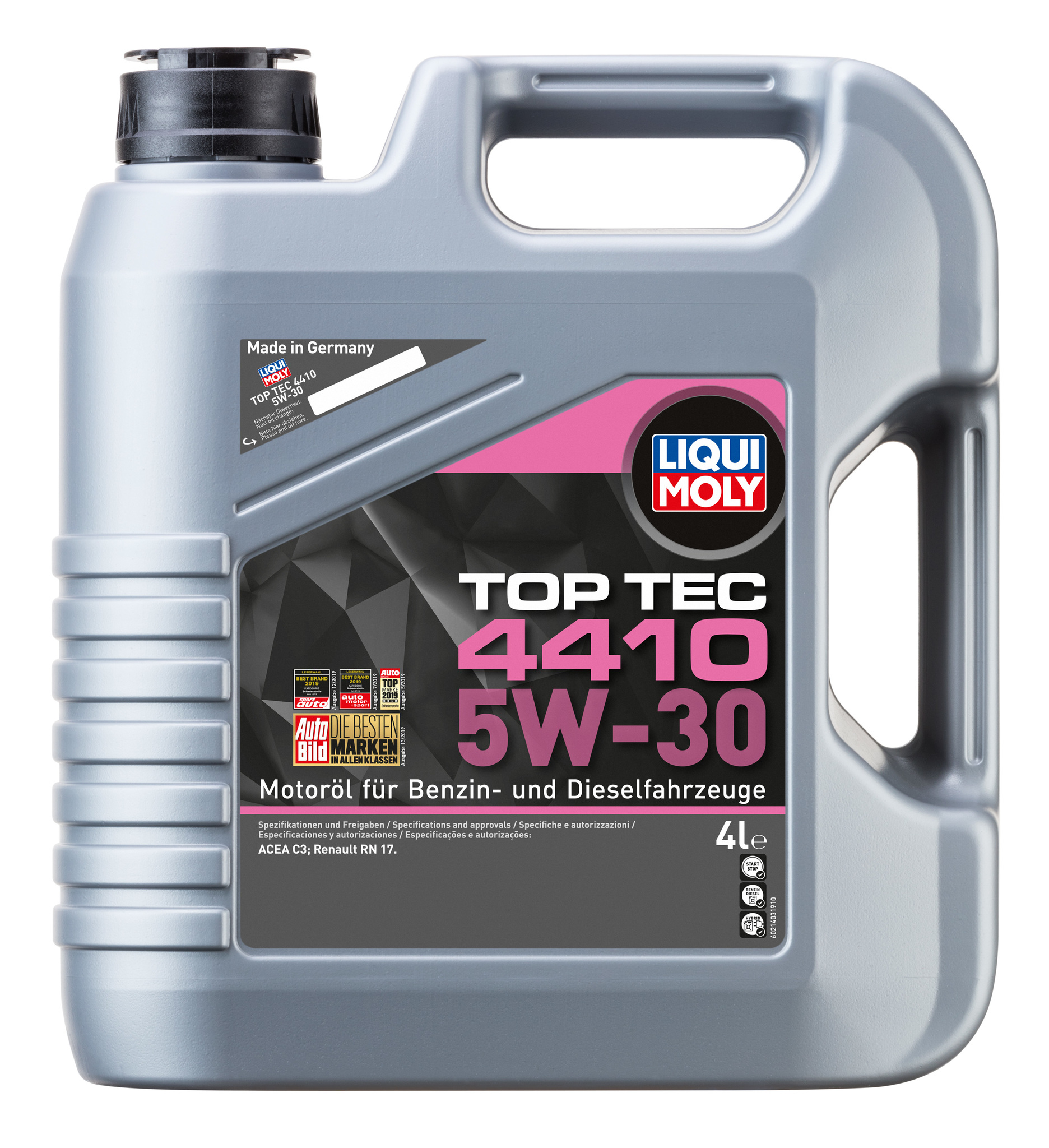 Моторное масло Liqui Moly Top Tec 4410 5W30 НС-синтетическое 4л