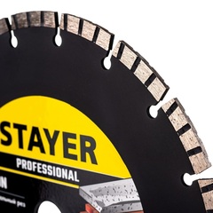 STAYER BETON 230 мм (22.2 х 7 х 2.8 мм), сегментный алмазный диск (3660-230)