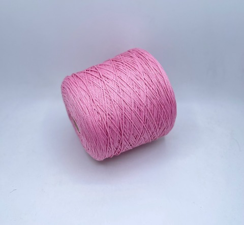 Industria Italiana (пр.Италия),art-Darling 220м/100гр, 64% Органический хлопок, 20% Полиамид, 16% Металлизированное волокно(люрекс), цвет-Розовый. арт-29193