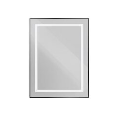 BelBagno Kraft SPC-KRAFT-1000-800-SENS-NERO Зеркало со встроенным светильником и сенсорным выключателем, цвет: чёрный фото