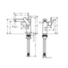 Hansgrohe Talis E 71755000 Смеситель для раковины однорычажный