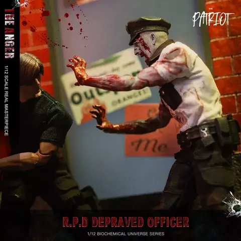 Фигурка Офицер полиции Anger масштаб 1/12 Resident Evil