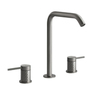Gessi 316 54111#239 Смеситель для раковины на 3 отверстия, без донного клапана, излив 156мм h=269мм, цвет: steel brushed