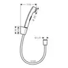 Hansgrohe 32129310 Гигиенический душ 1jet, с держателем и шлангом 125 см, устойчивым к давлению шлифованное красное золото
