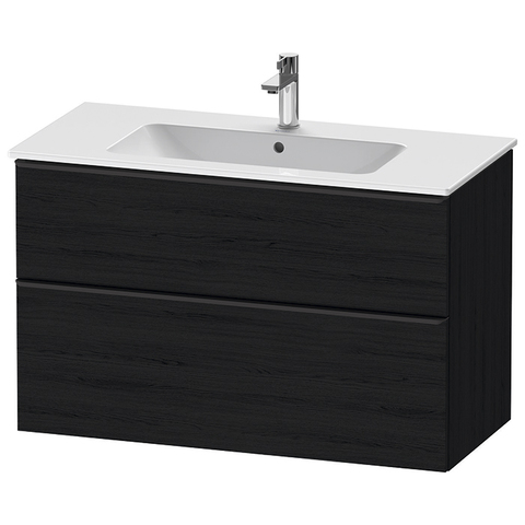 Duravit D-Neo DE436301616 Тумбочка подвесная, 625x1010x462, 1 ящик цвет: Black Oak